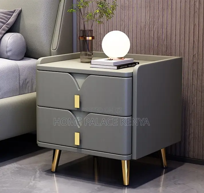 Bedside Stand: Wooden Bedside Table With 2 Drawers
