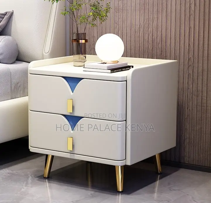 Bedside Stand: Wooden Bedside Table With 2 Drawers