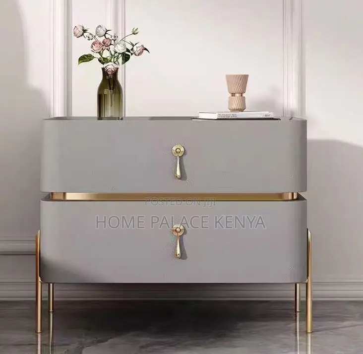 Bedside Stand: Wooden Bedside Table With 2 Drawers