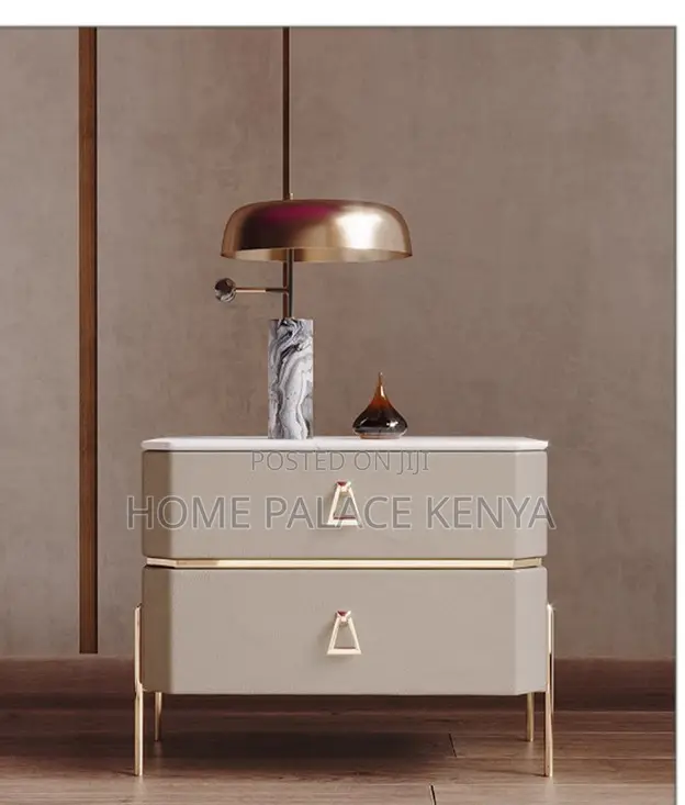 Bedside Stand: Wooden Bedside Table With 2 Drawers