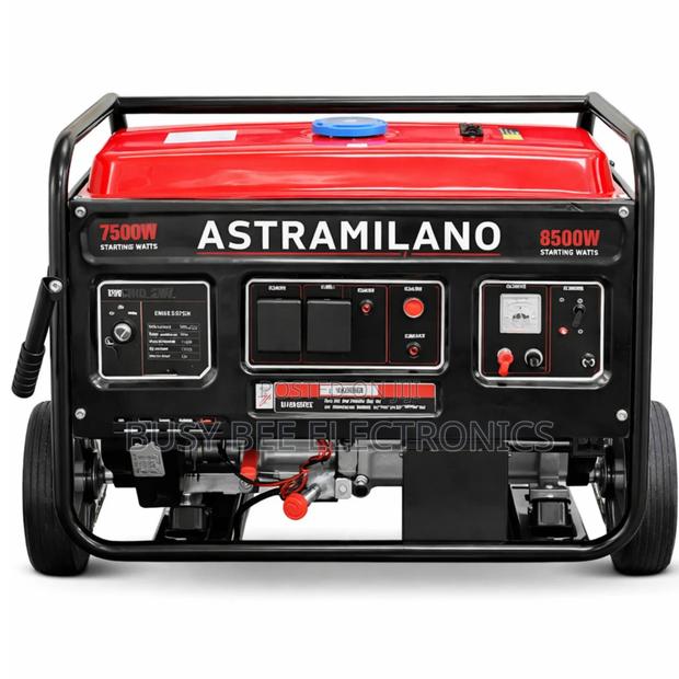 7.5kva Astramilano Am7500exe Key Start Petrol Generator