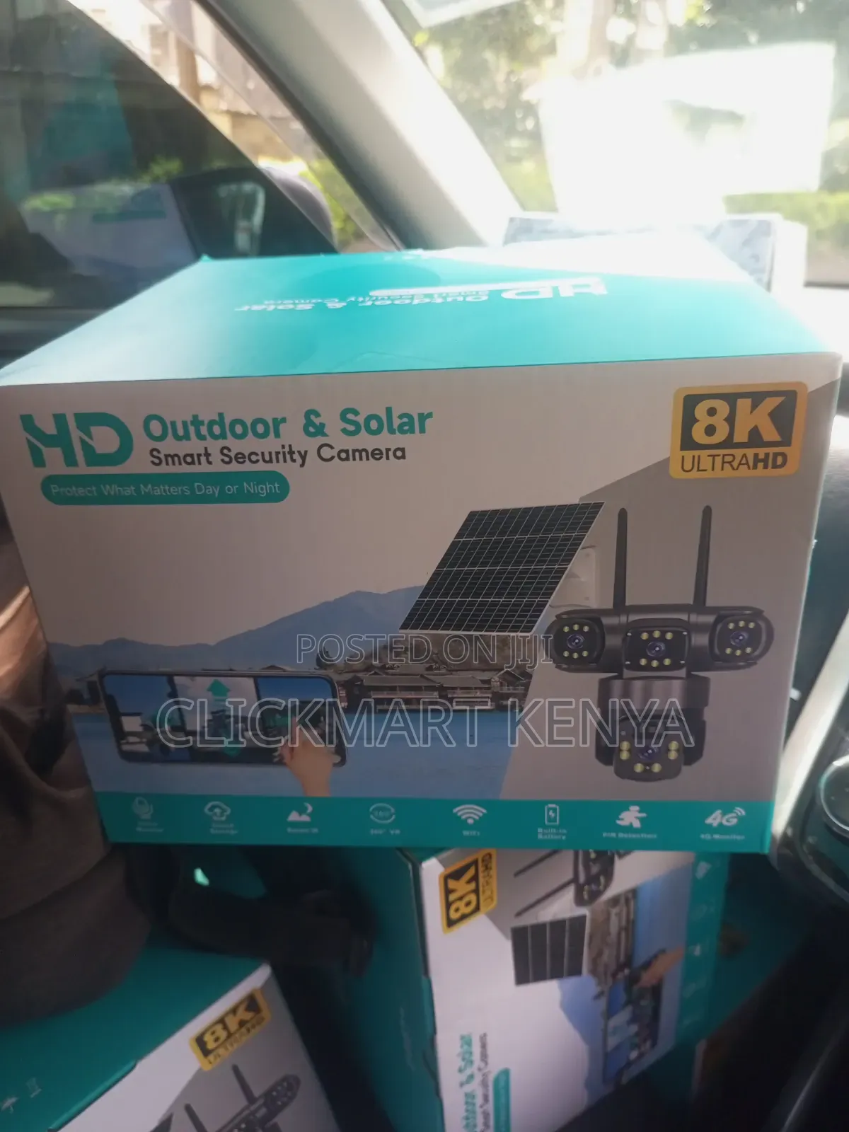 Solar CCTV Camera Wifi 3lens Solar Camera
