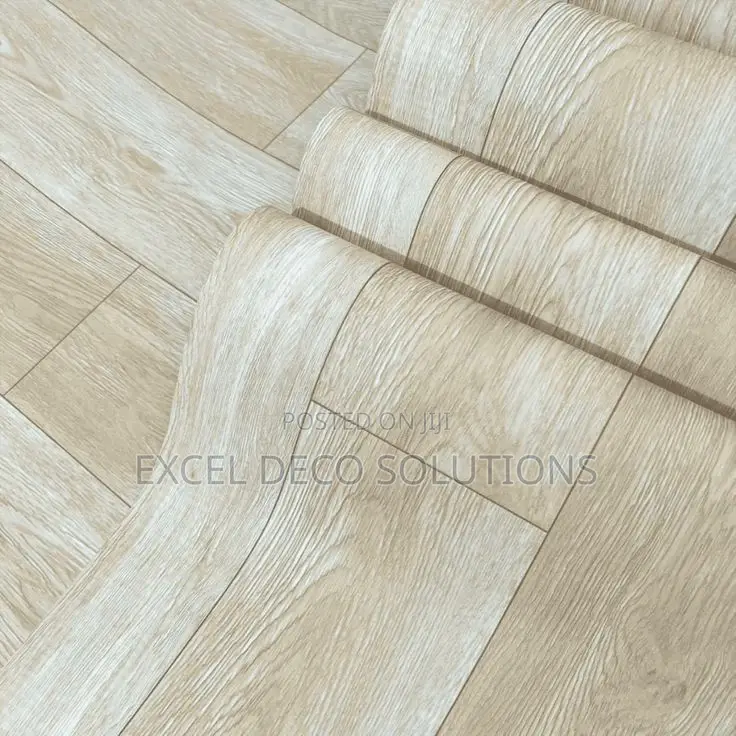Vinyl Wood Look Carpet With Durable Decorative Finish