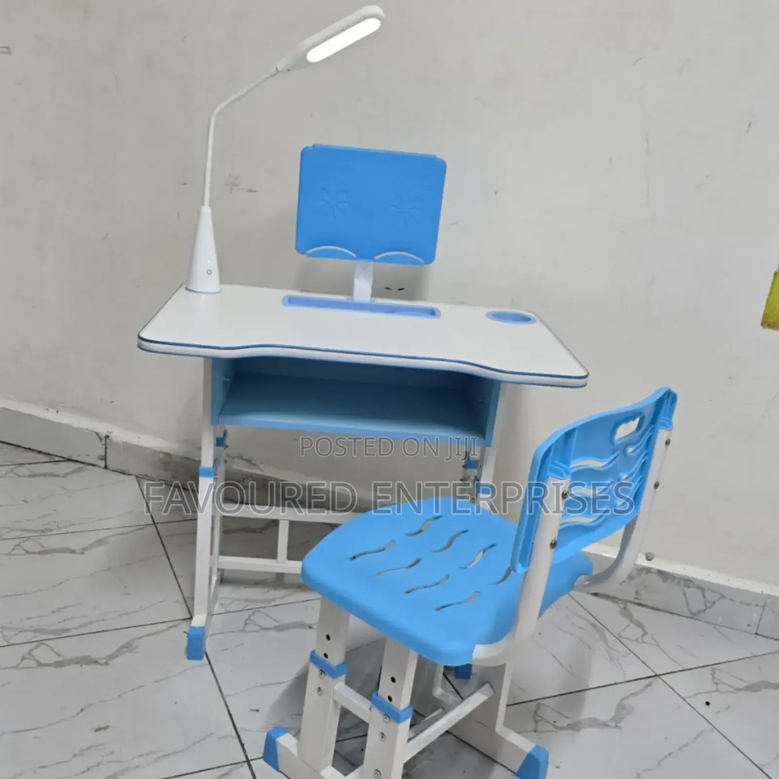 Kids Study Table and Chair Blue