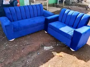 Blue 5 Seater Sofa Set