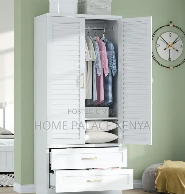 Wardrobe: Wooden Bedroom Cabinet With 2 Doors