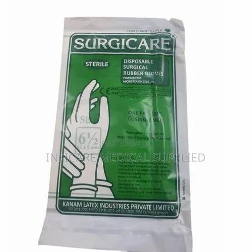Sterile Surgical Gloves Size 6.5