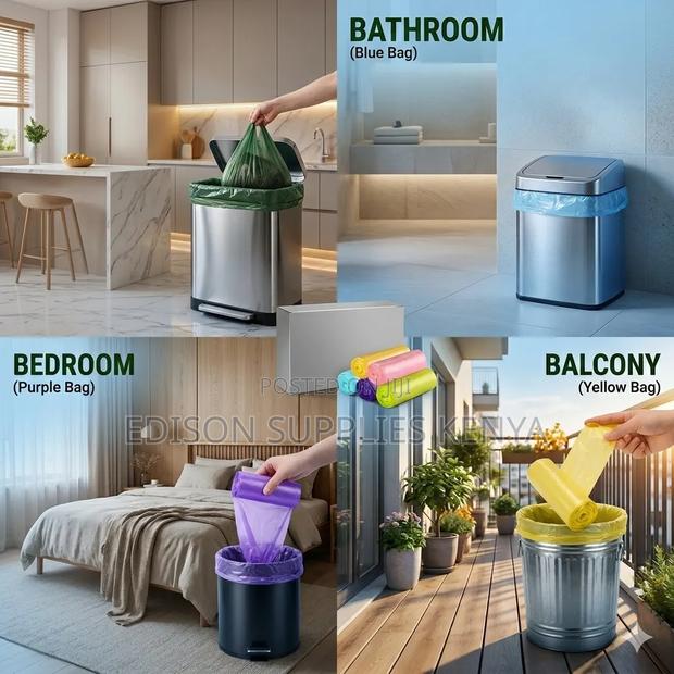 Trash Bags Mini Bins Waste Bin Bags Liners Custom Fit Garbage Papers