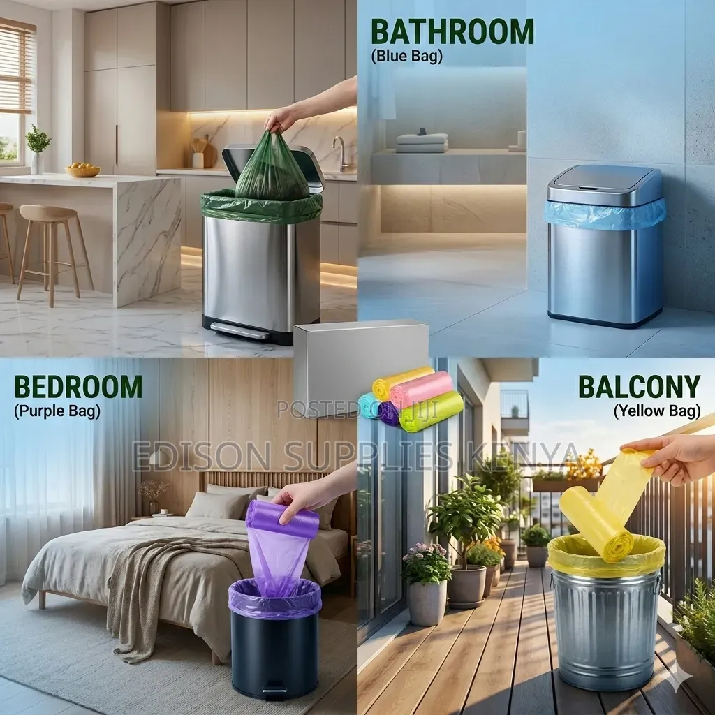 Trash Bags Mini Bins Waste Bin Bags Liners Custom Fit Garbage Papers
