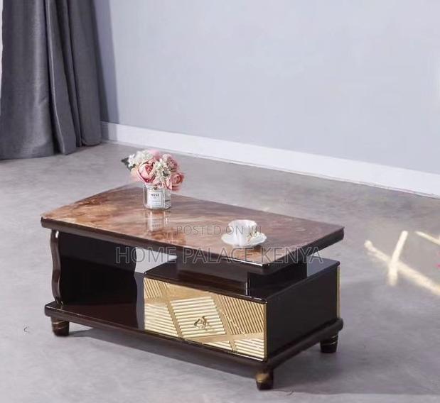 Coffee Table: Modern Marble Style Coffee Table - thumbnail 6