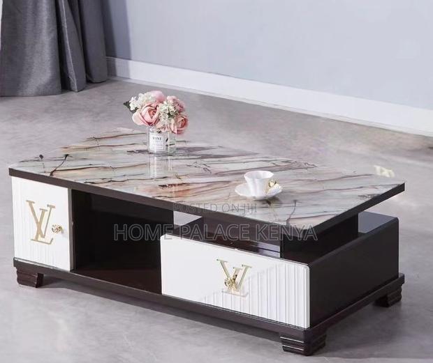 Coffee Table: Modern Marble Style Coffee Table - thumbnail 9