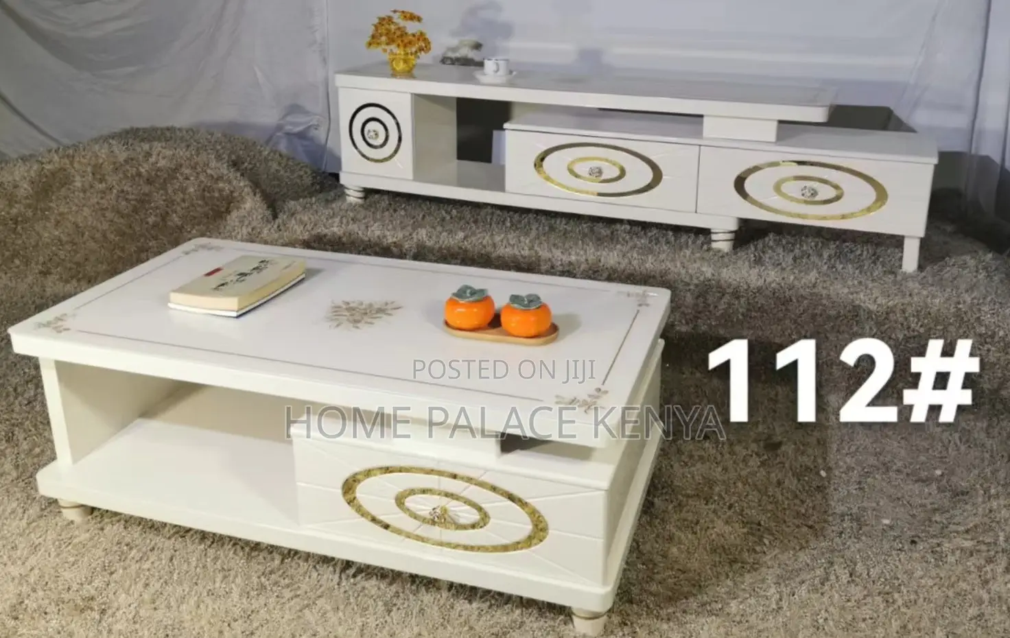 Coffee Table: Modern Marble Style Coffee Table