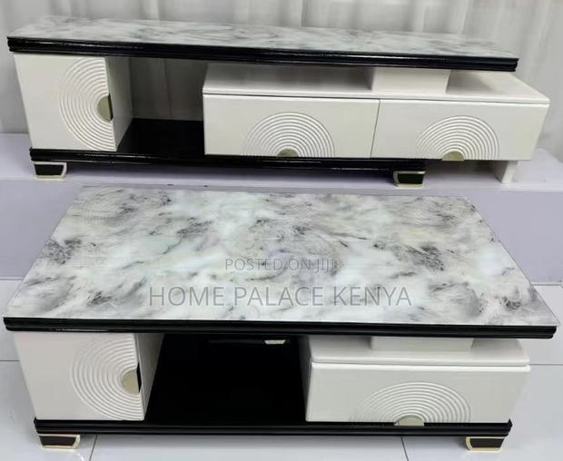 Coffee Table: Modern Marble Style Coffee Table - thumbnail 13
