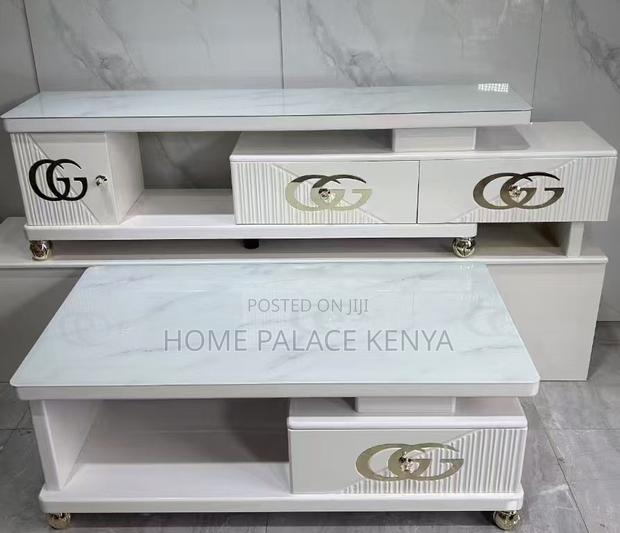 Coffee Table: Modern Marble Style Coffee Table - thumbnail 14