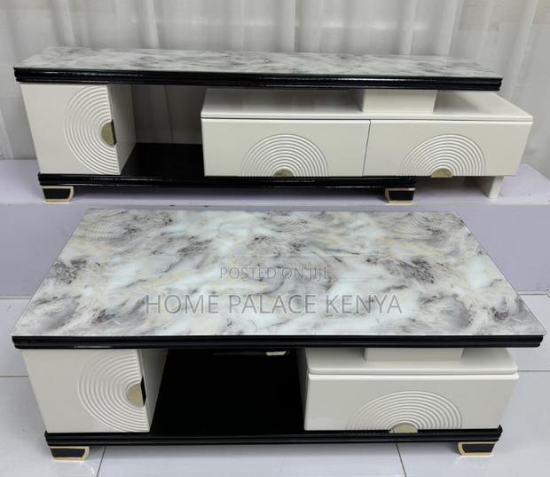 Coffee Table: Modern Marble Style Coffee Table - thumbnail 15