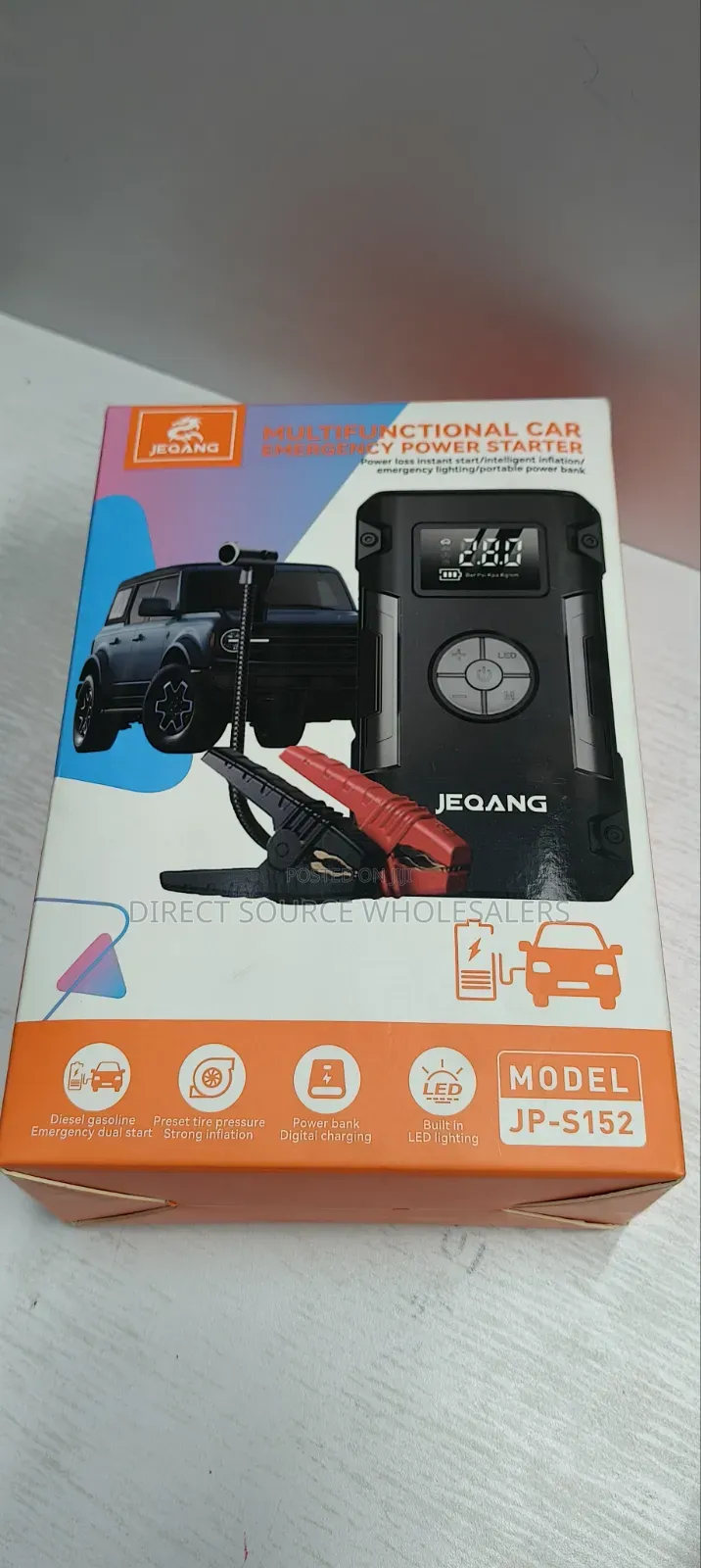 Portable Automotive Jump Starter Device