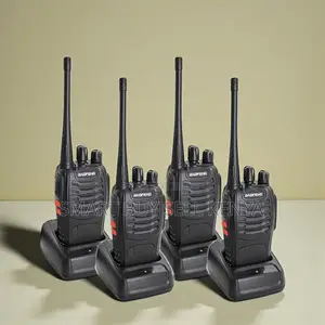 Advanced Technology Baofeng Bf-888s Walkie Talkie Radio Calls-4 Pieces