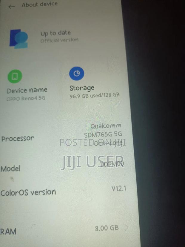 Oppo Reno4 5G 128 GB Gold - thumbnail 4