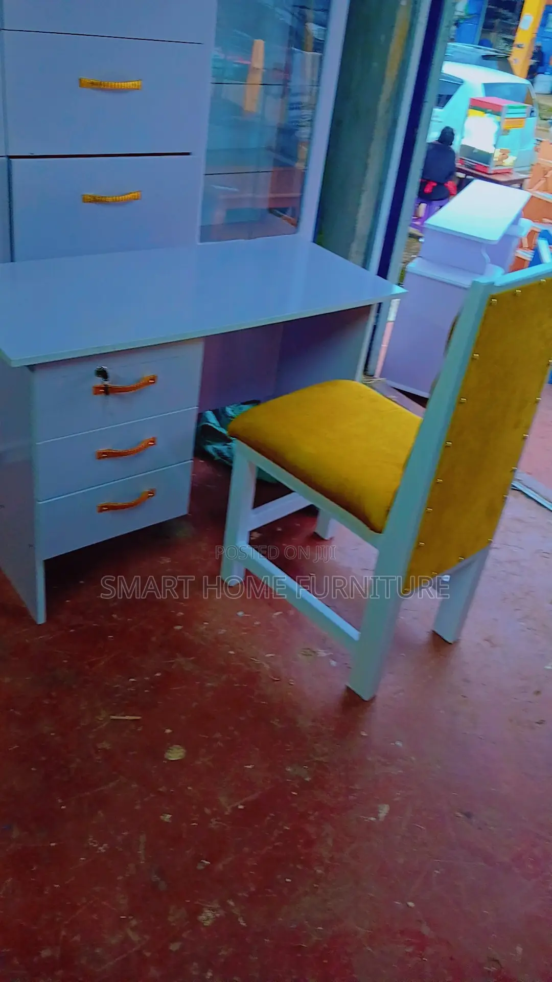 White Office Desk