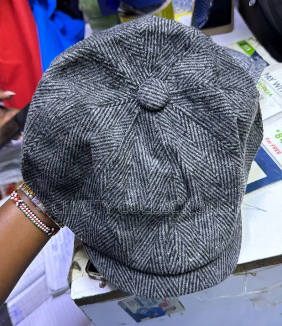 Light Gray Kangol Hats/Newsboy Caps