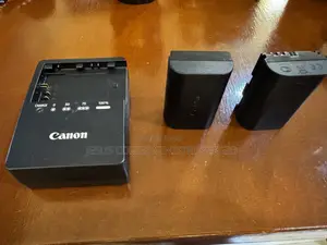 Original Canon Charger + 2 Batteries