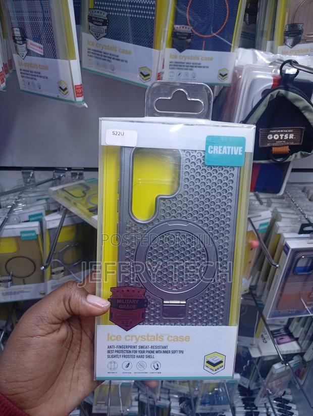 Samsung Galaxy S22 Ultra Mesh-Like Honeycomb Pattern Case - main view