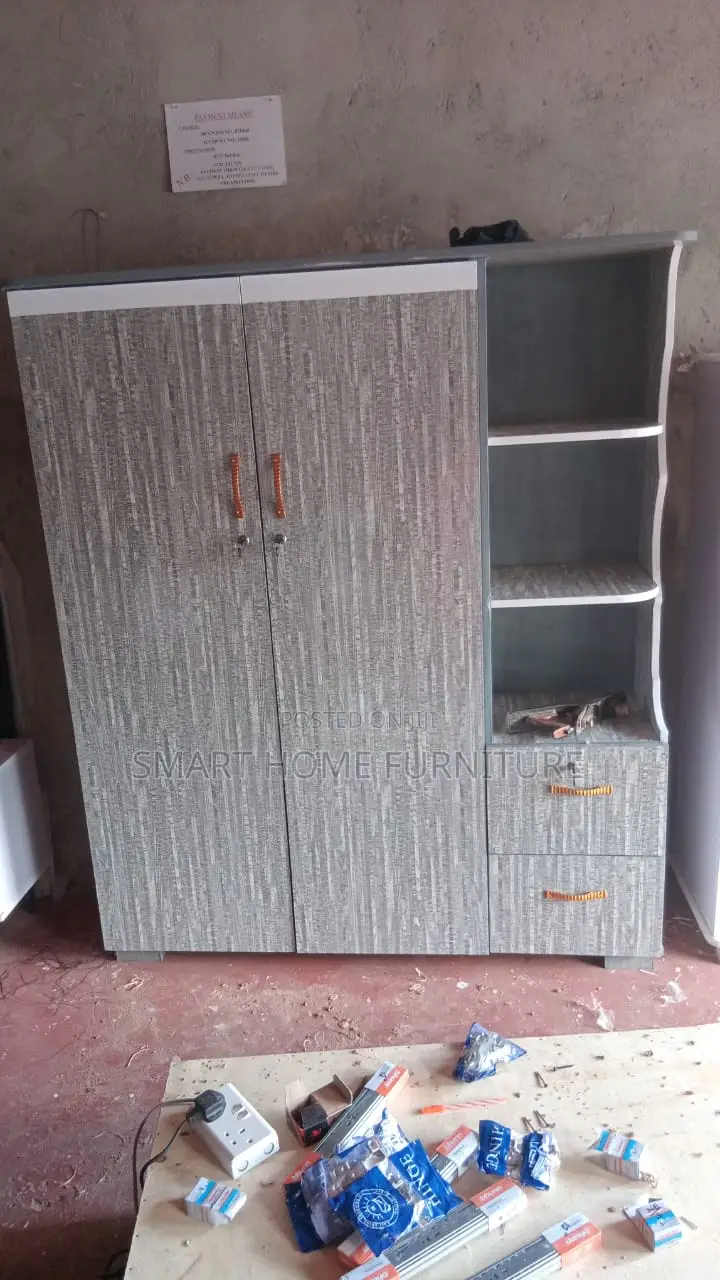 White / Grey Wardrobe