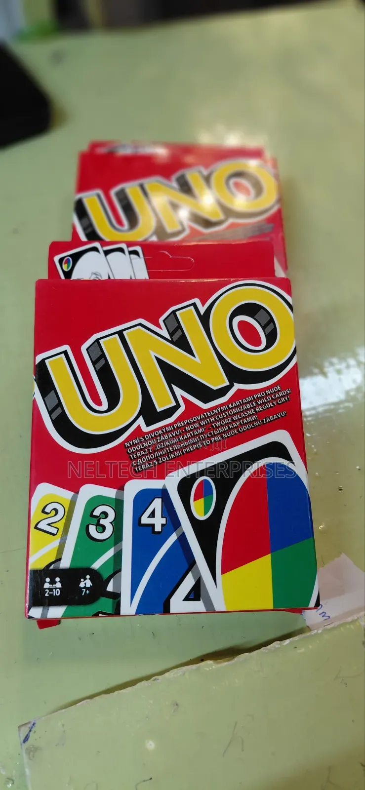 Uno Card Game Multicoloured