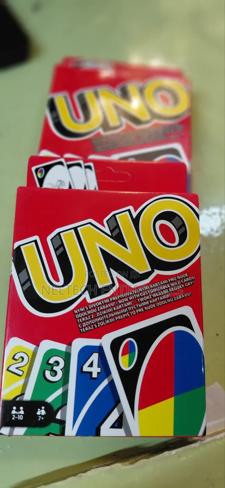 Uno Card Game Multicoloured