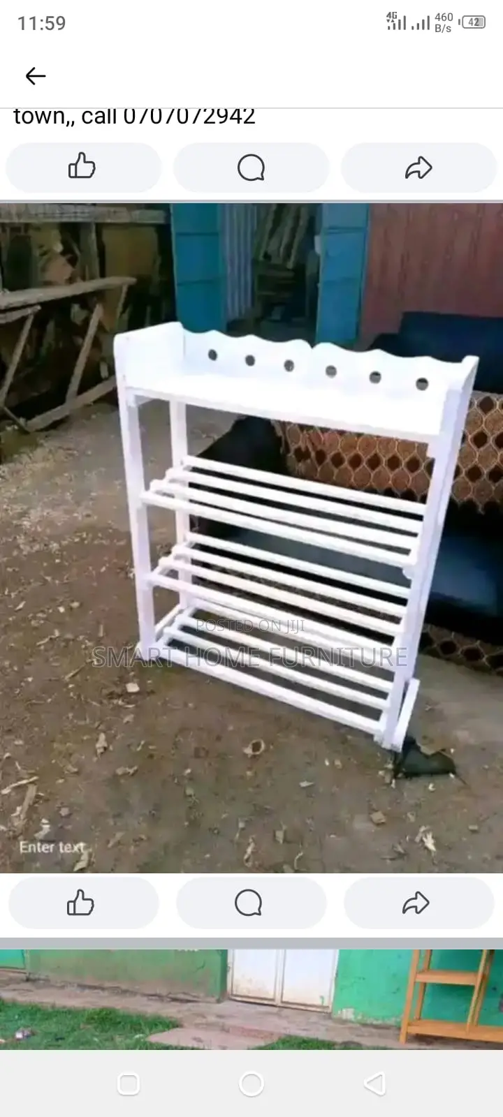 White Shoe Rack