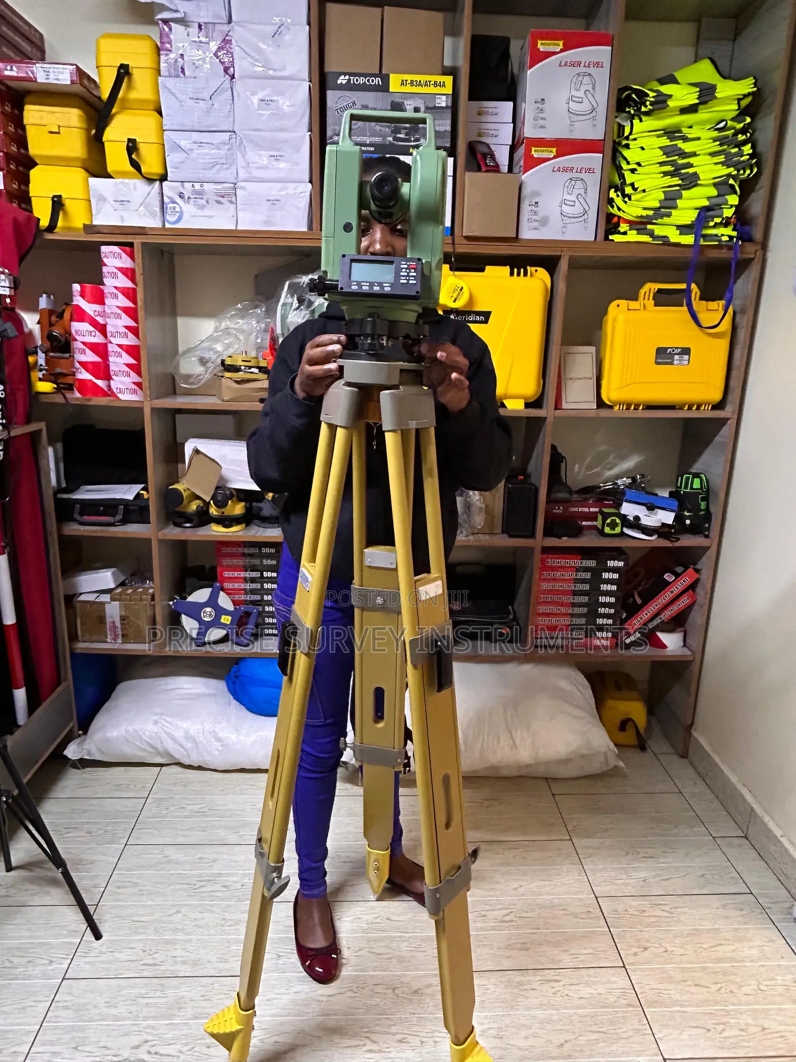Hardwood Heavy Duty Tripod for Surveying Applications