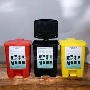 Quick Access High Capacity 30 Litres Hard Plastic Step Pedal Waste Bin
