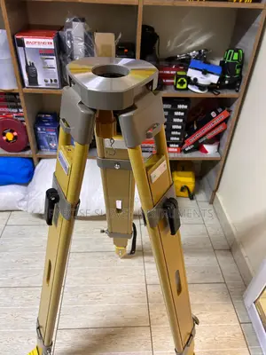 Reinforced Wooden Tripod for Professional Survey Work