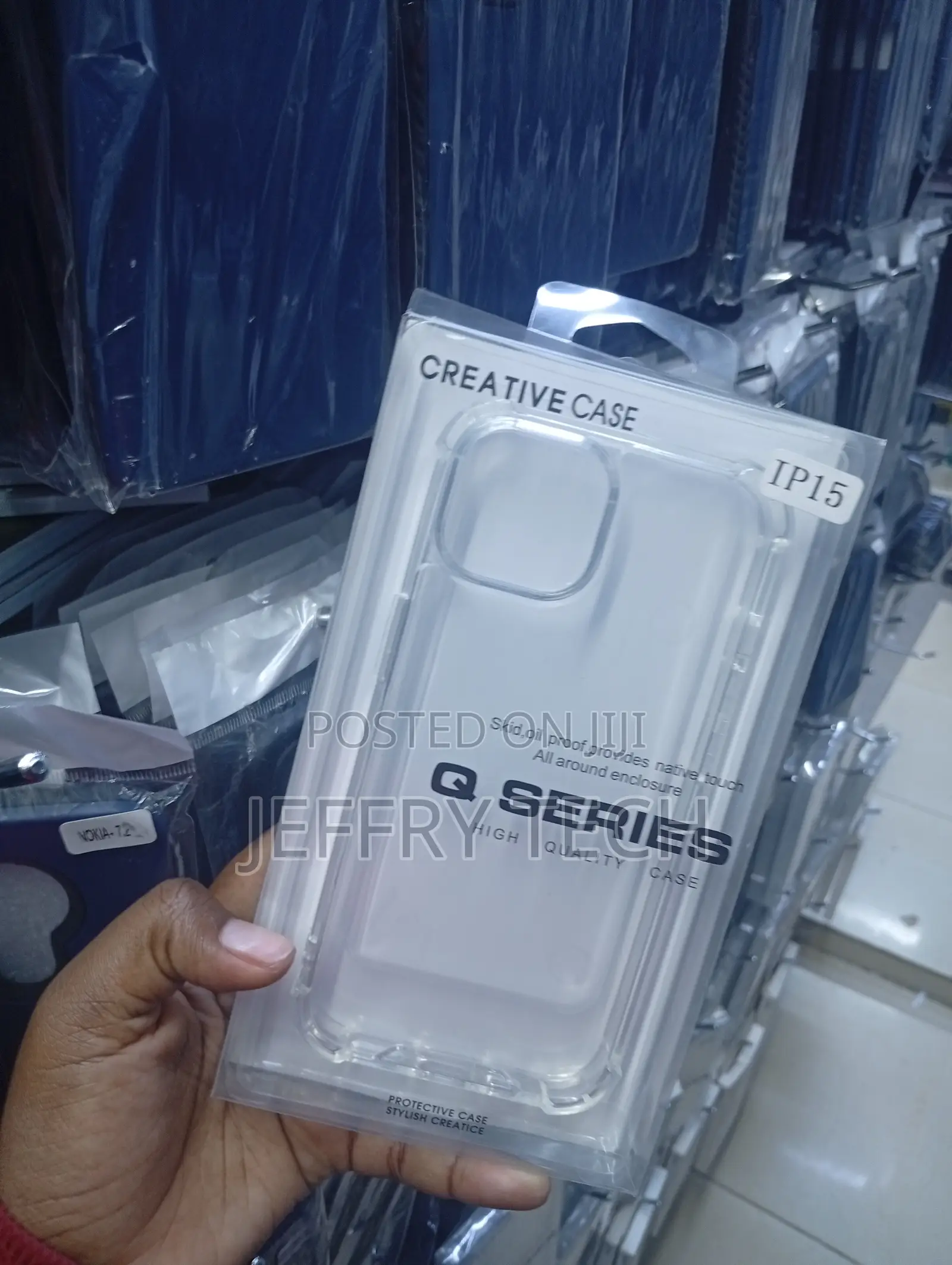 iPhone 15 Native Touch Q Series Transparent Protective Case