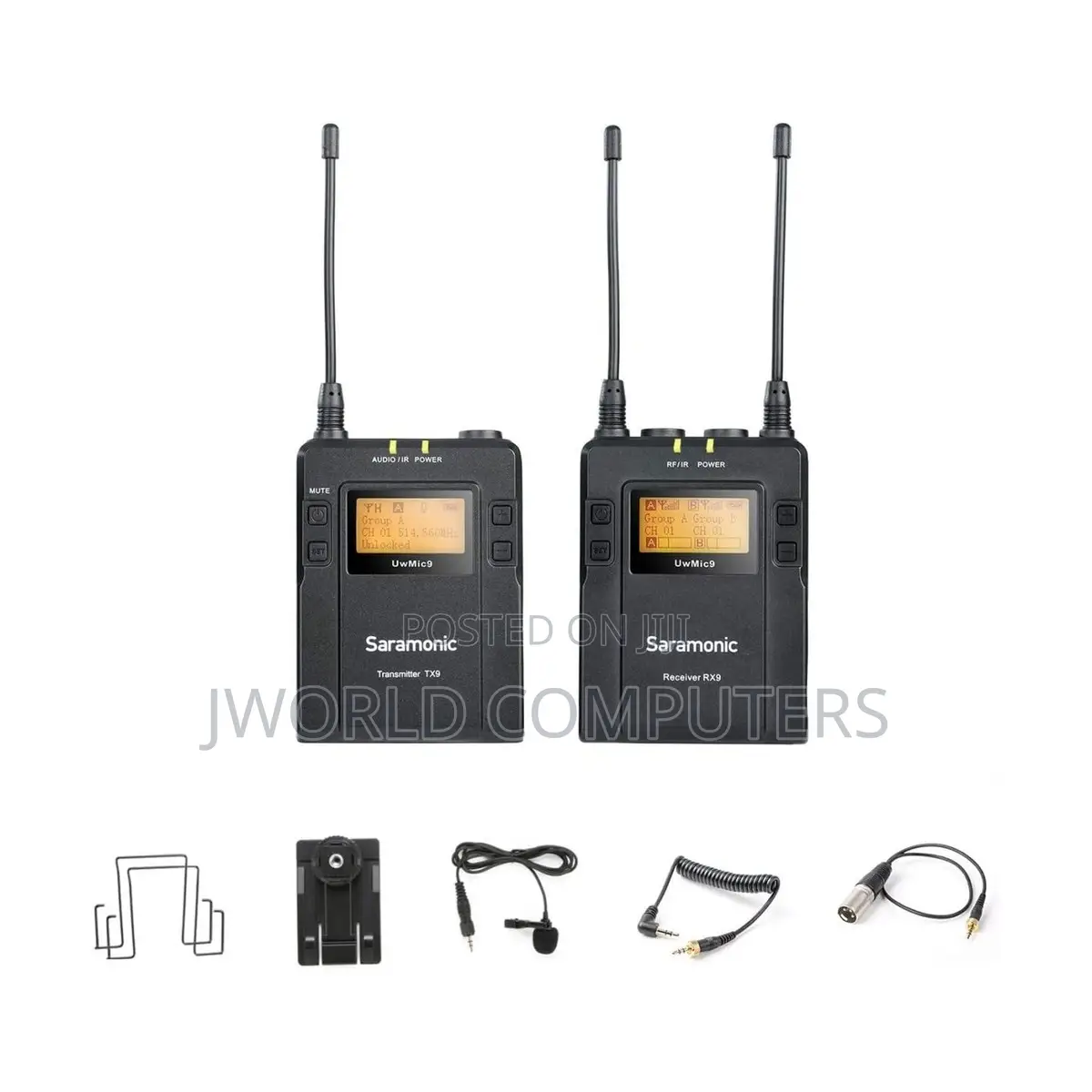 Saramonic Uwmic9 Camera-Mount Wireless Omni Lavalier Microphone System