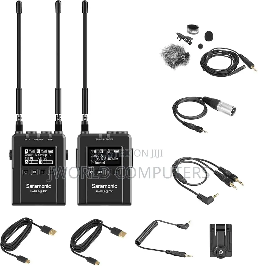 Saramonic Uwmic9 Camera-Mount Wireless Omni Lavalier Microphone System