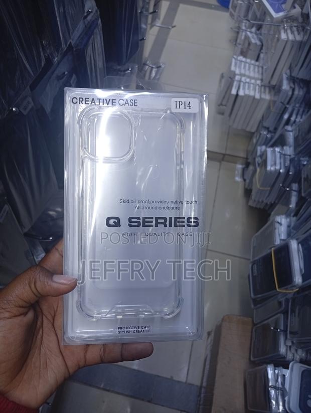 iPhone 14 Case Transparent, Rigid Polycarbonate Shell.