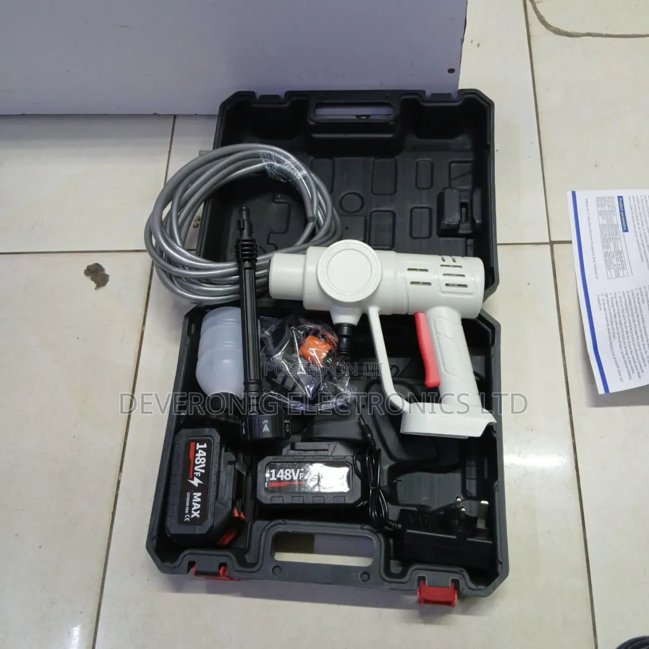 148 Volts Car Pressure Gun