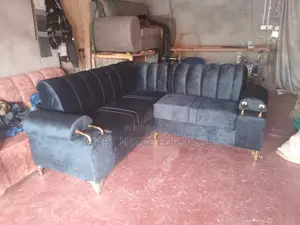 Grey L Shaped Seats