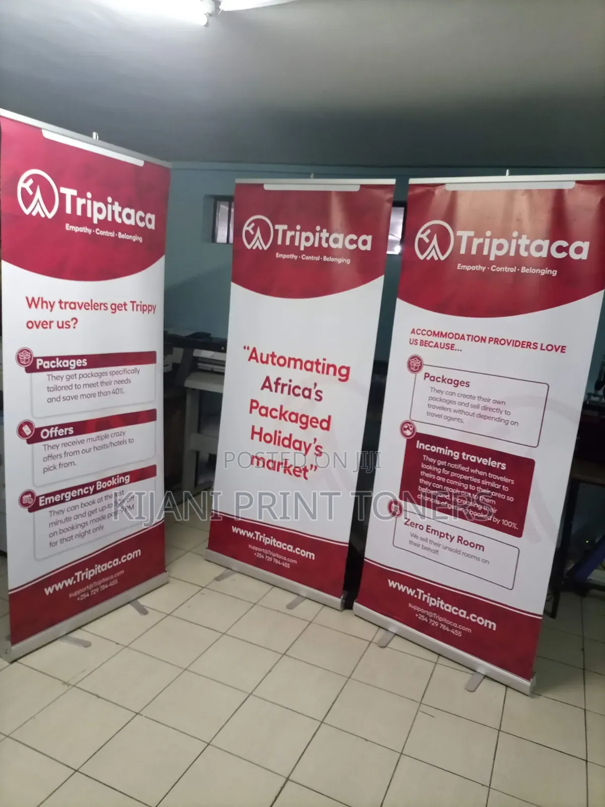 Aluminum Narrow Base Roll Up Banners
