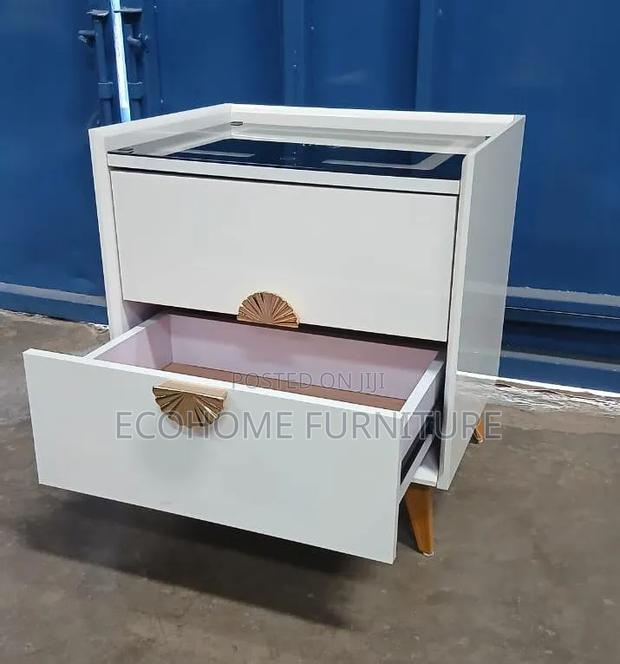 2 Drawers Smart Nightstand Cabinet - main view