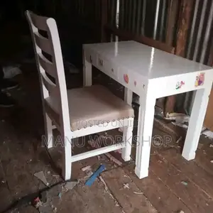 White Modern Study Table