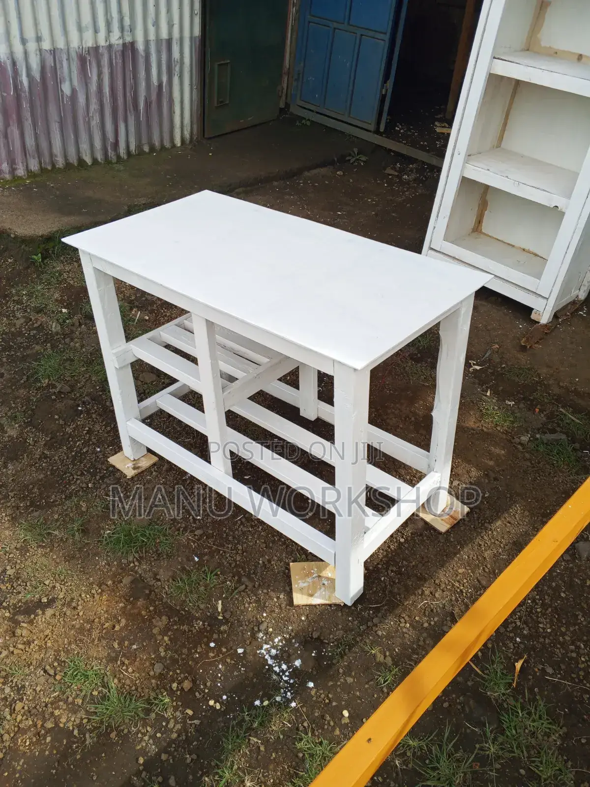 White Modern Kitchen Table