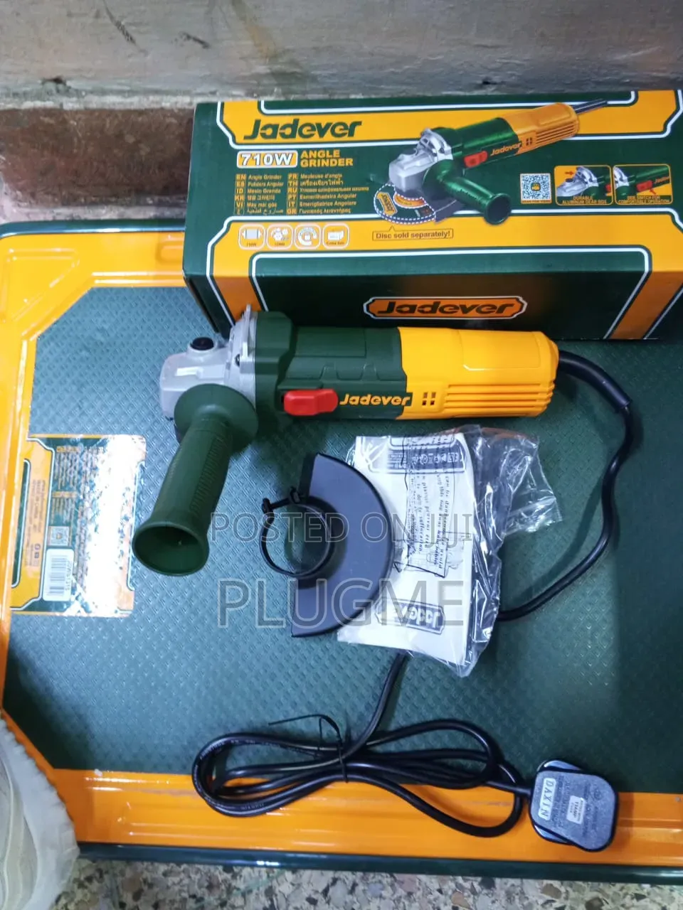 Jadever 4" 710w Electric Angle Grinder