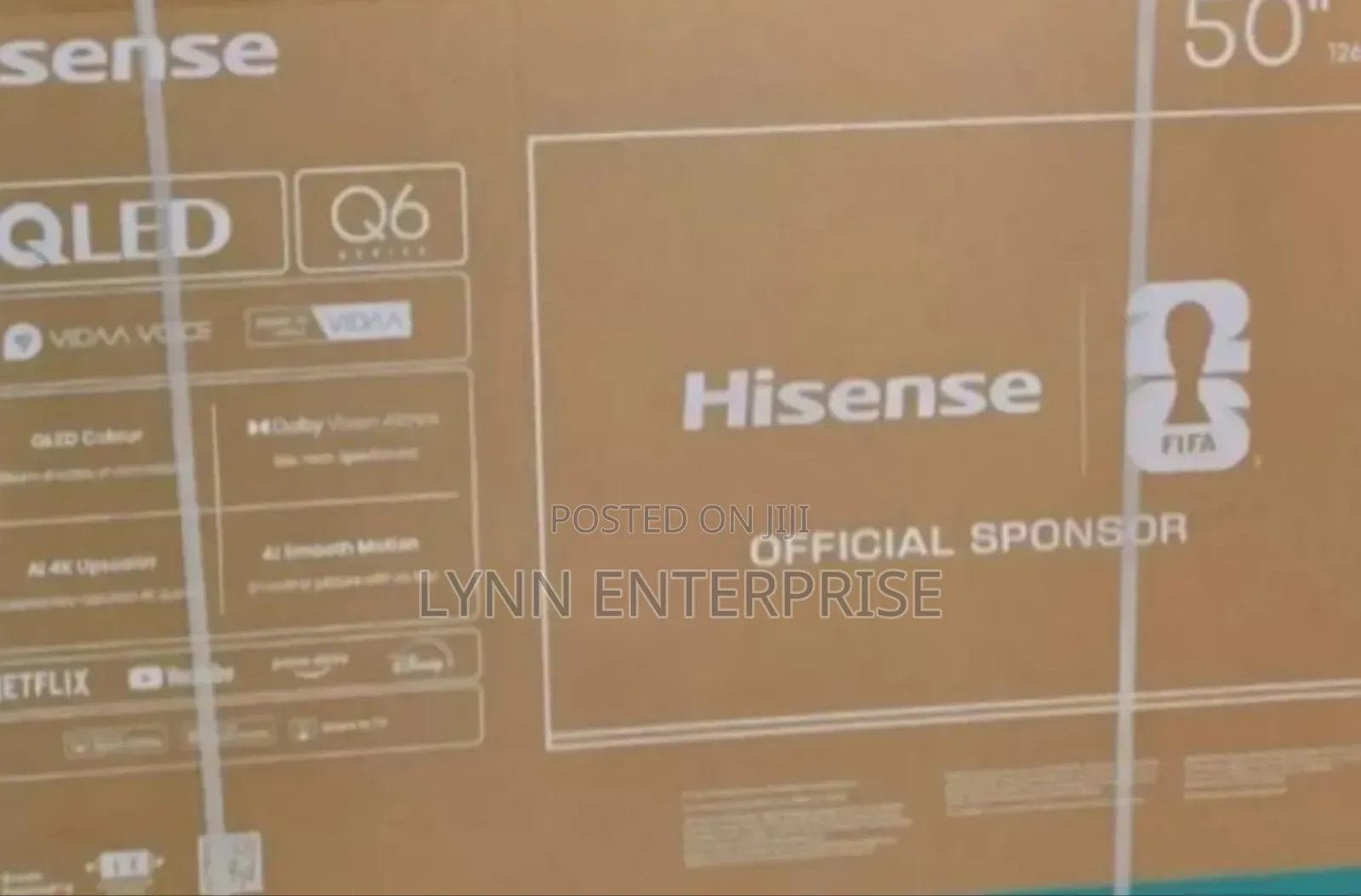 Hisense 50 Inches Qled Smart Tv Smart Frameless (Q6 Series