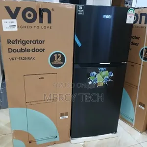Von VRT-182nrak 182l Double Door No Frost Refrigerator
