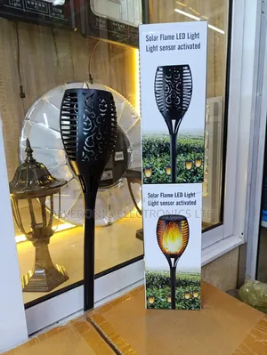 *Solar Flame Garden Lights