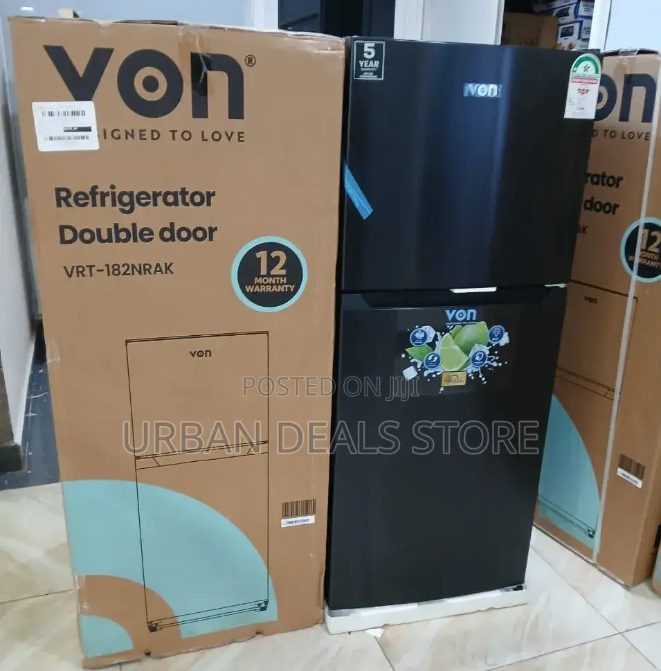 182 Litres No Frost Von Fridge TMF VRT-182nrak