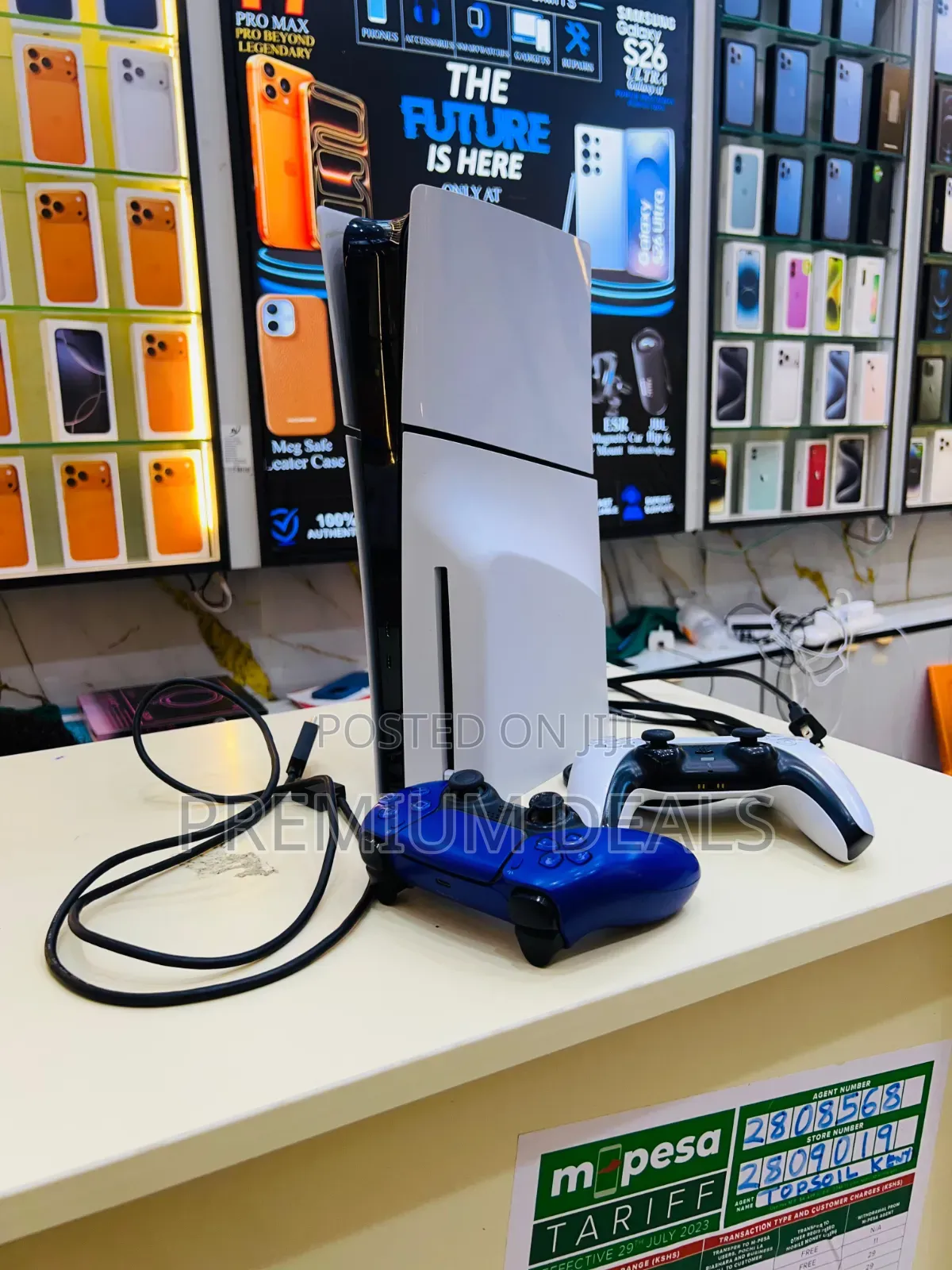 Ps5 Slim Laboratories With 2controllers.