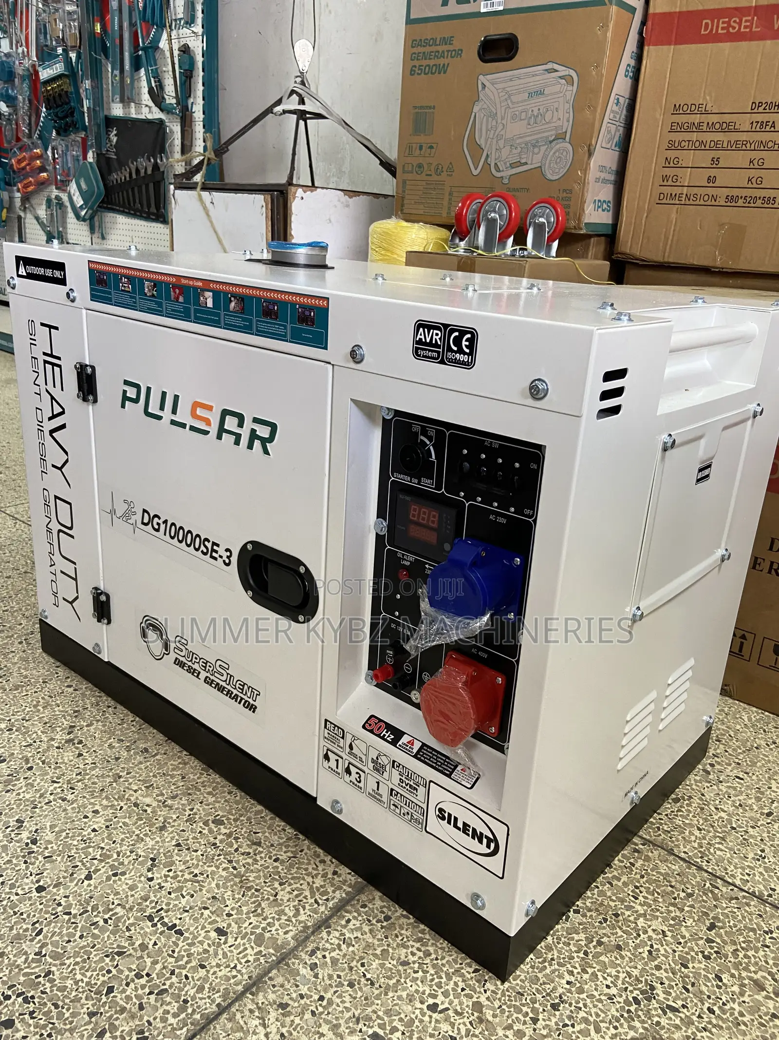 Pulsar 15 Kva Silent Diesel Generator Dg10000se-3